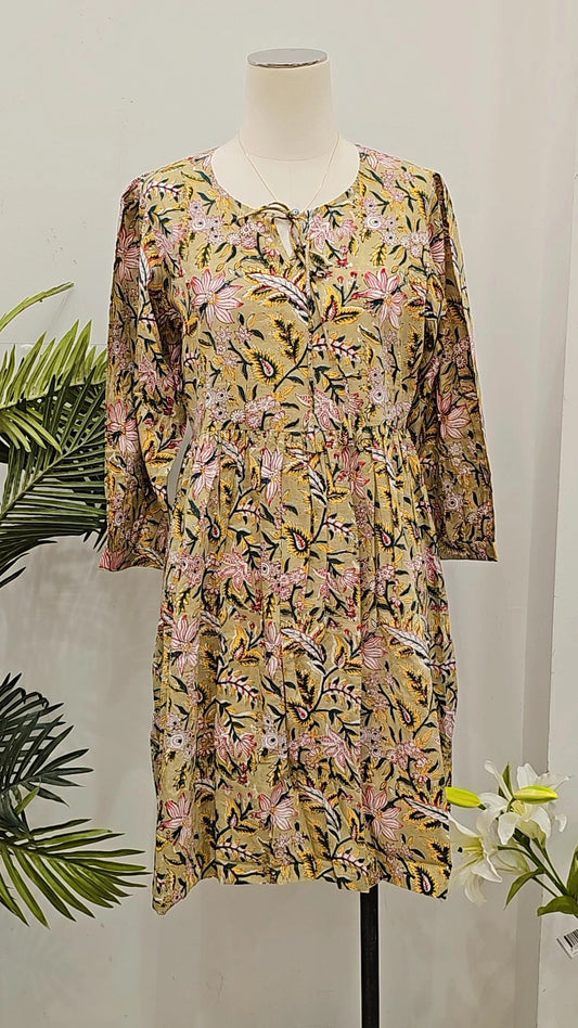 emerald green floral knee length maxi dress