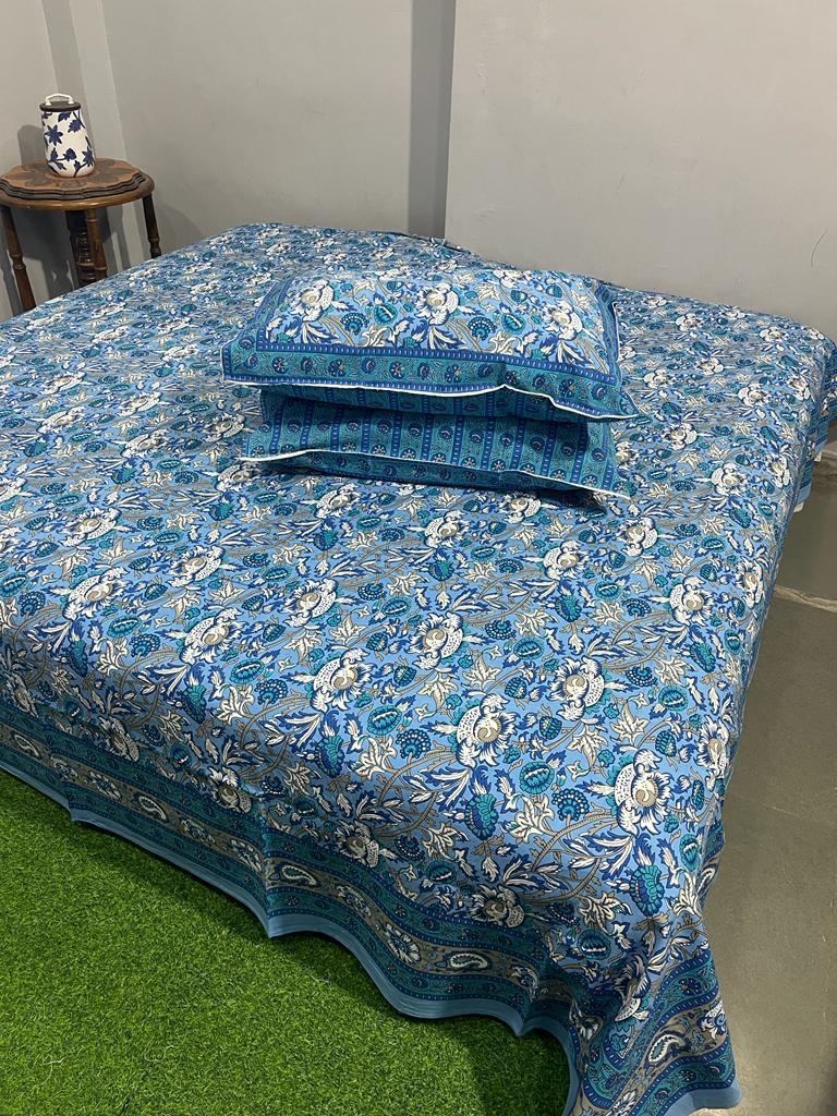 “Blue Serenity Bedsheet”