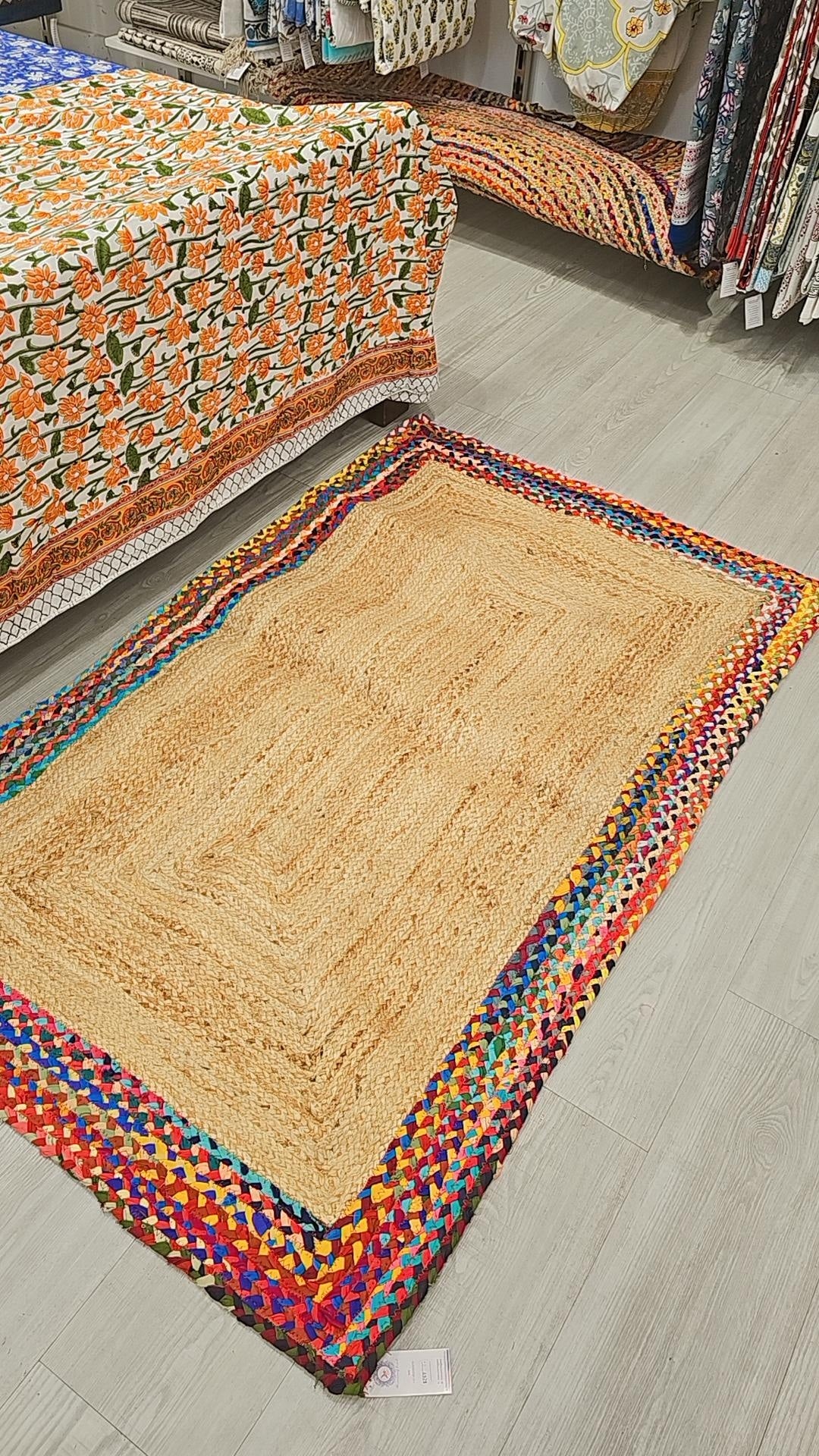 Natural firbre jute Rug australia