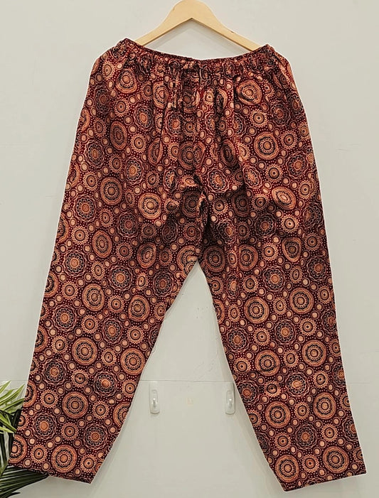 "Earthy Elegance: Ajrakh Pants Inspired by Nature"
