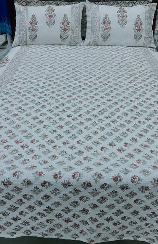 White linen summer comforter set