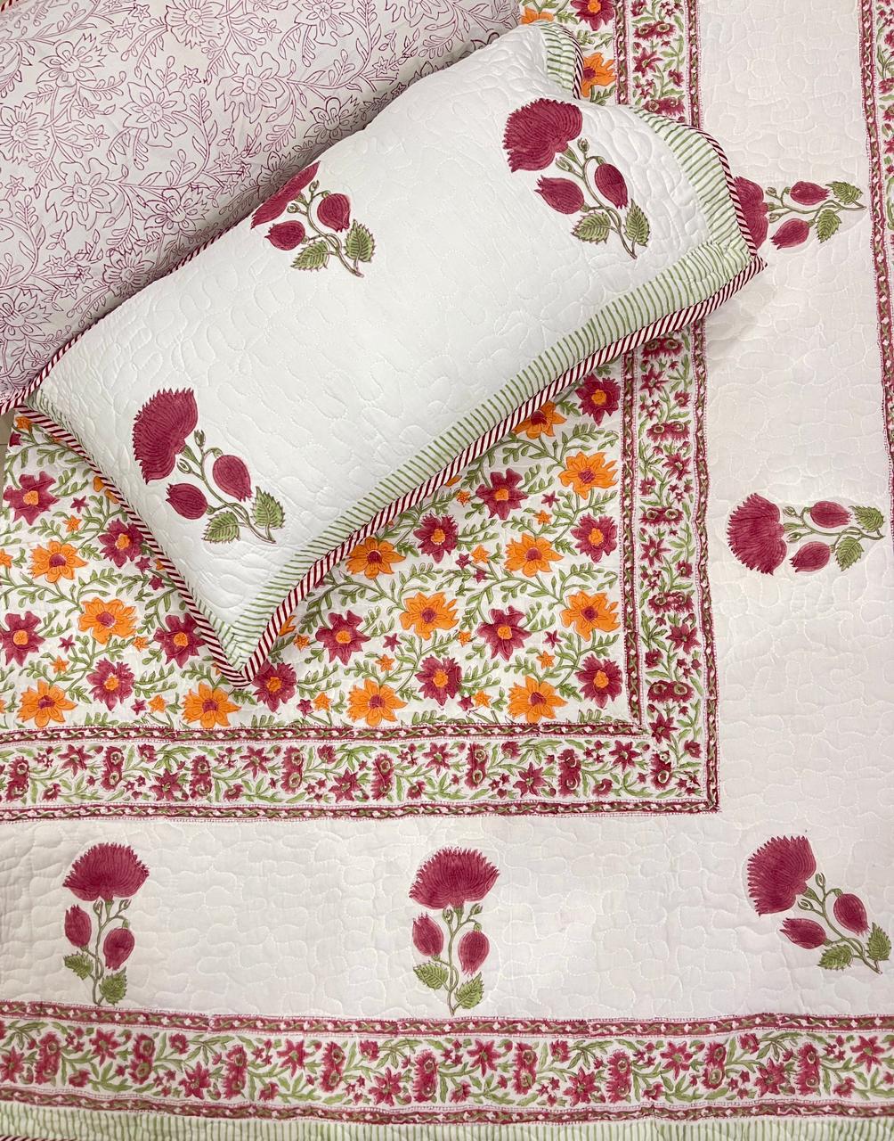 Floral Harmony Comforter Set (90" x 108")