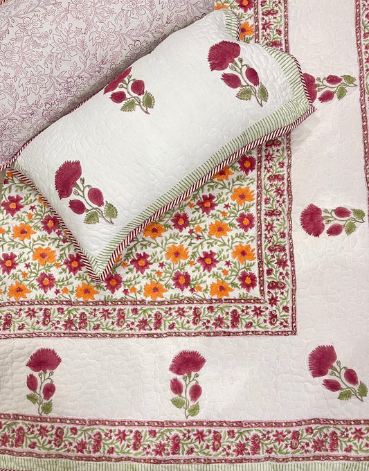 Floral Harmony Comforter Set (90" x 108")