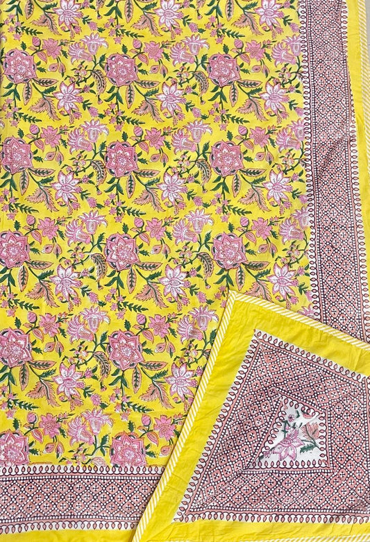 Summer Garden Quilt – Reversible Bright Floral Beauty